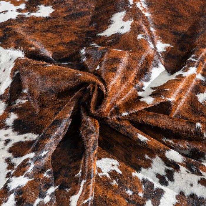Tricolor Cowhide Rug Size 6'8" L x 6'3" W 9522