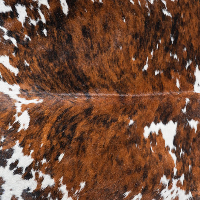 Tricolor Cowhide Rug Size 6'8" L x 6'3" W 9522