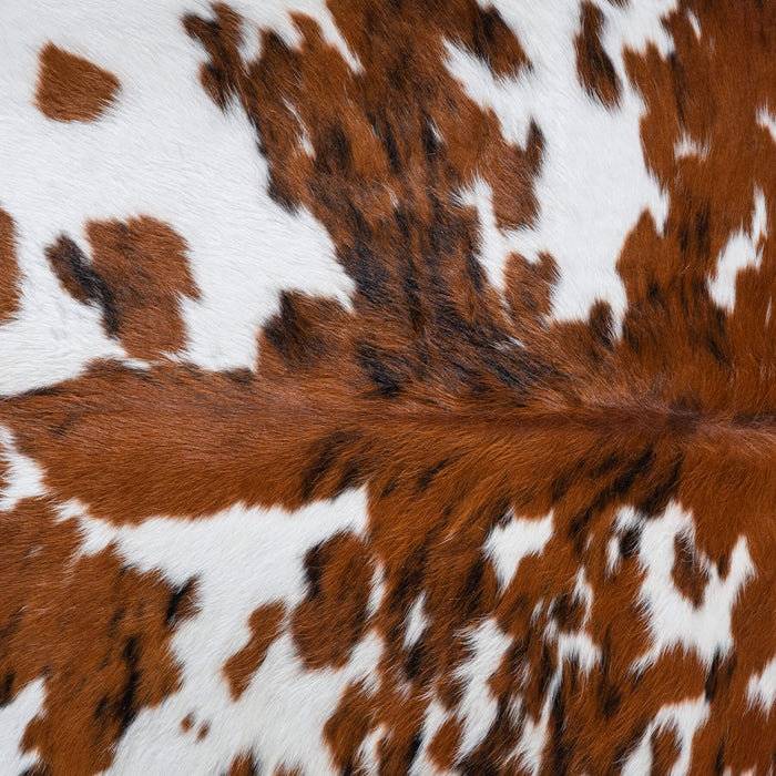 Tricolor Cowhide Rug Size 6'8" L x 6'2" W 9551
