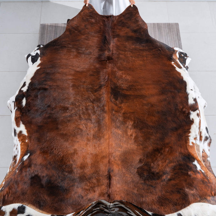 Brindle Cowhide Rug Size 6'11" L x 6'2" W 9561