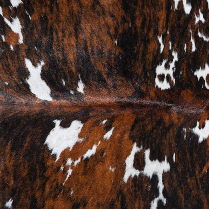 Tricolor Cowhide Rug Size 7'3" L x 6'10" W 9565