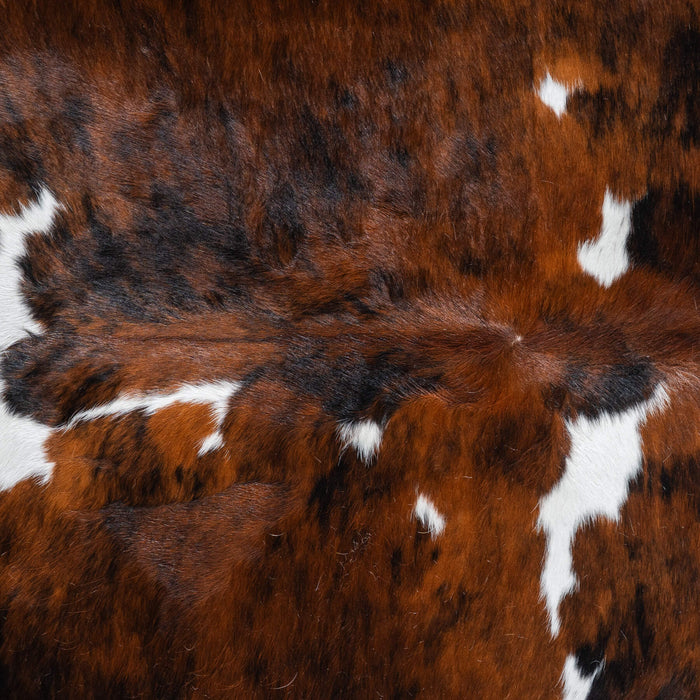 Tricolor Cowhide Rug Size 6'10" L x 6'8" W 9575