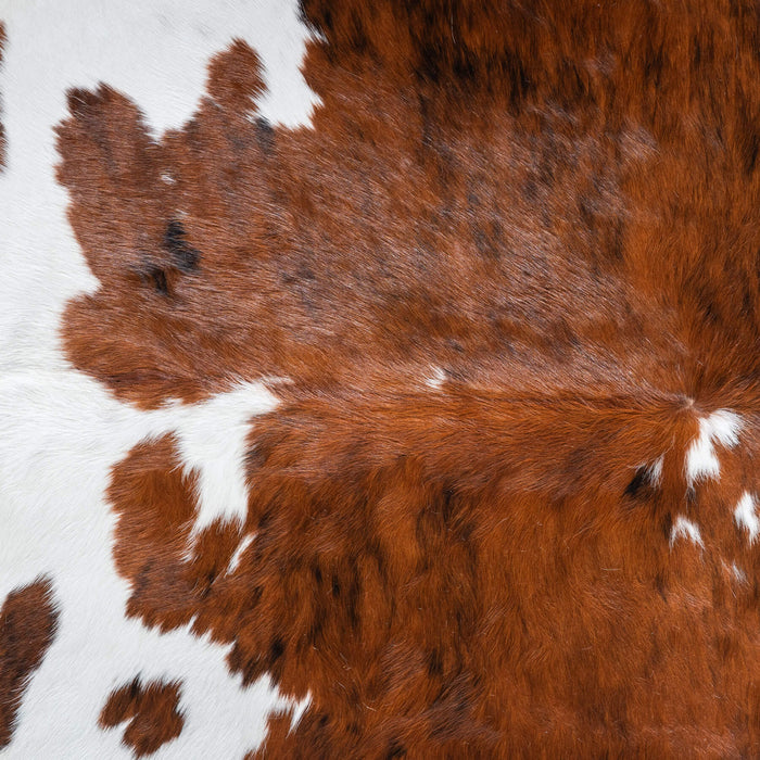 Tricolor Cowhide Rug Size 7'10" L x 6'7" W 9579