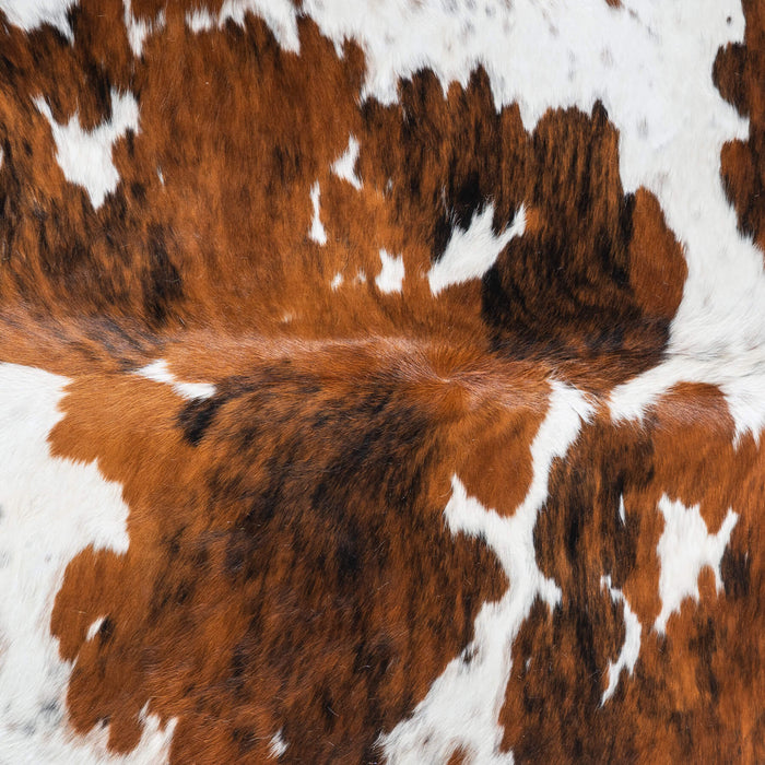 Tricolor Cowhide Rug Size 7'1" L x 6'5" W 9591