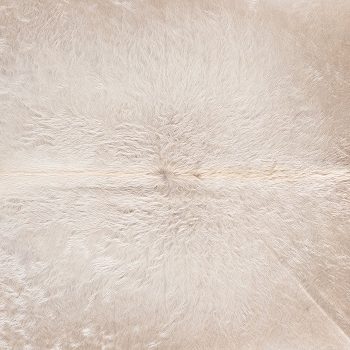 Brazilian Champagne Cowhide Rug Size 7'9" L x 7'5" W 6196