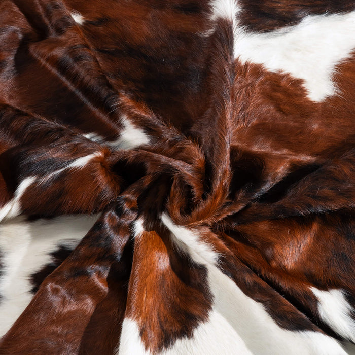 Tricolor Cowhide Rug Size 7'5" L x 7'3" W 9604