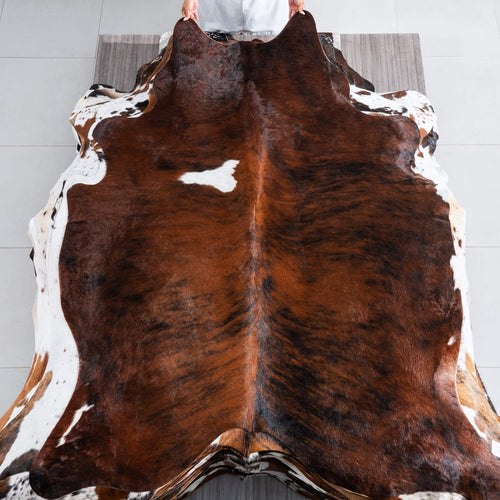 Brindle Cowhide Rug Size 7'0" L x 5'8" W 9608