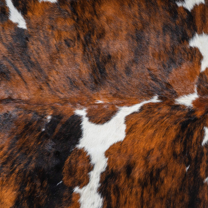 Tricolor Cowhide Rug Size 7'0" L x 6'7" W 9636