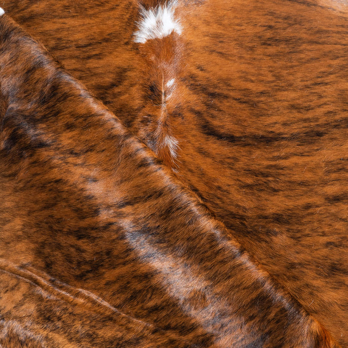 Brindle Cowhide Rug Size 7'8" L x 7'3" W 9643