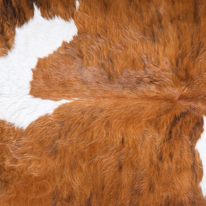 Tricolor Cowhide Rug Size 7'8" L x 7'8" W 9661