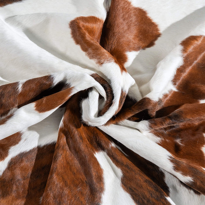 Tricolor Cowhide Rug Size 8'0" L x 7'5" W 9664
