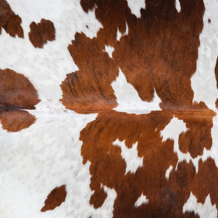 Tricolor Cowhide Rug Size 7'7" L x 6'7" W 9671