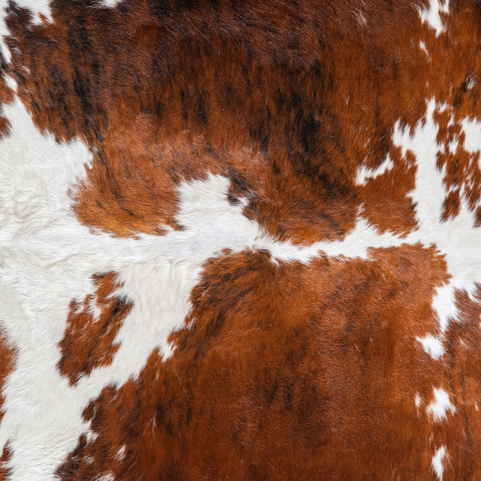 Tricolor Cowhide Rug Size 7'0" L x 6'6" W 9690