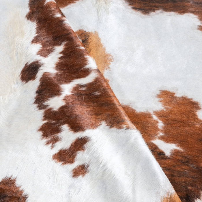 Tricolor Cowhide Rug Size 8'3" L x 7'1" W 9691