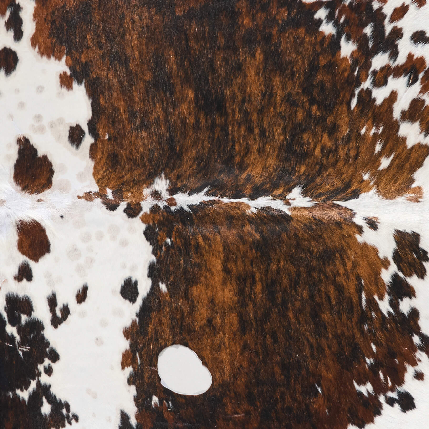 Vintage Tricolor Cowhide Rug Size 8'0