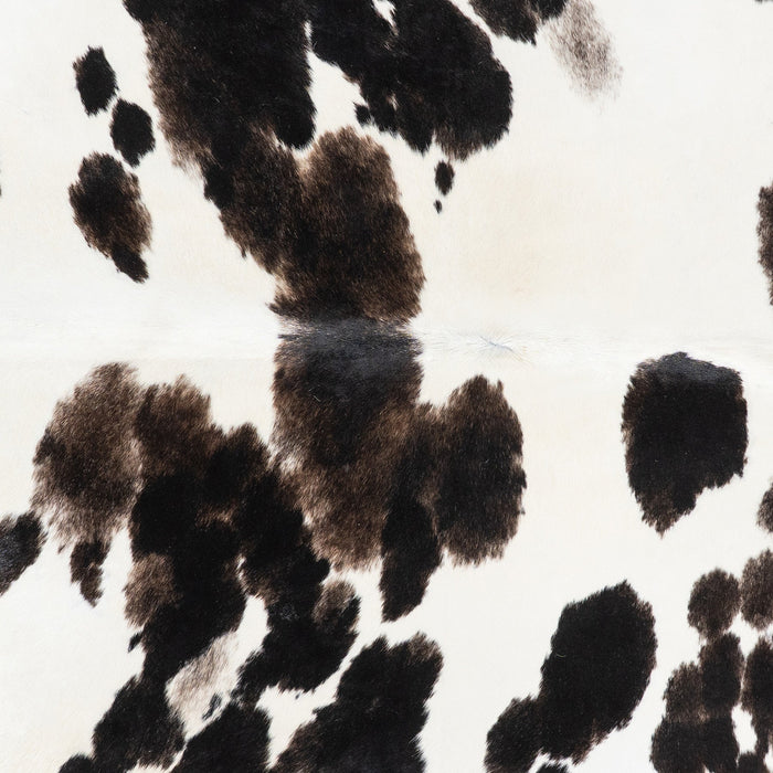 Brazilian Black and White Cowhide Rug Size 7'9" L x 6'8" W 9907