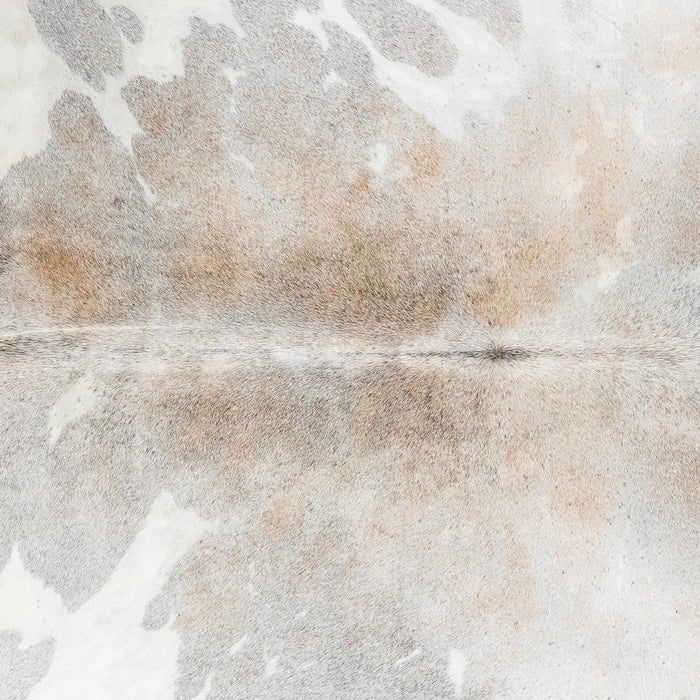 Brazilian Grey Palomino Cowhide Rug Size 7'1" L x 6'11" W 9909