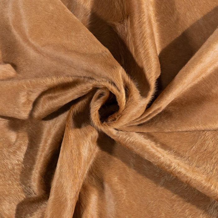 Brazilian Beige Cowhide Rug Size 8'1" L x 7'0" W 9933
