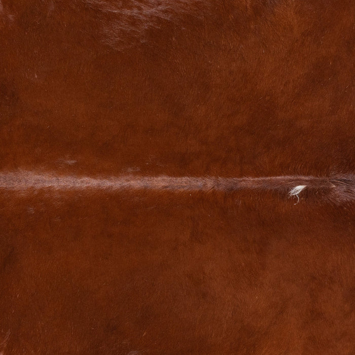 Brazilian Brown and White Cowhide Rug Size 8'2" L x 7'1" W 9938