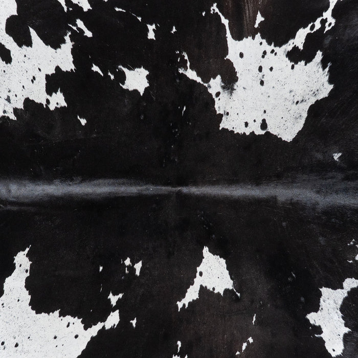 Brazilian Black and White Cowhide Rug Size 8'7" L x 7'2" W 9942