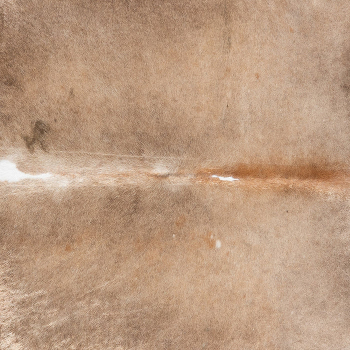 Brazilian Palomino and White Cowhide Rug Size 8'1" L x 6'11" W 9956