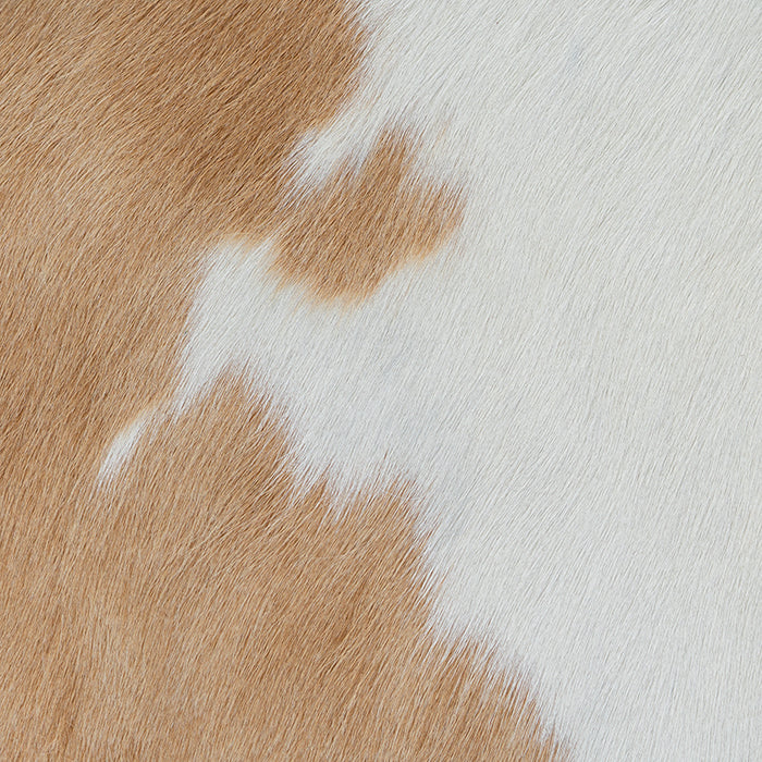 Cowhide Rug Swatch 5|Choose Your Color:Beige and White