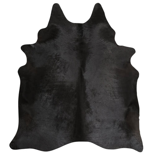 Black Brazilian Cowhide Rug: LARGE