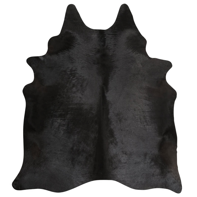 Black Brazilian Cowhide Rug: XL