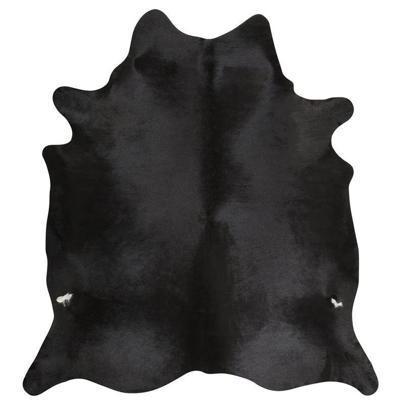 Black Brazilian Cowhide Rug: XL