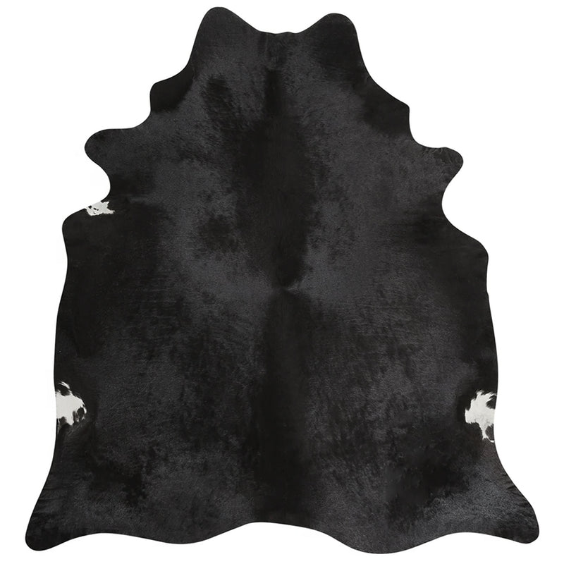 Black Brazilian Cowhide Rug: XL