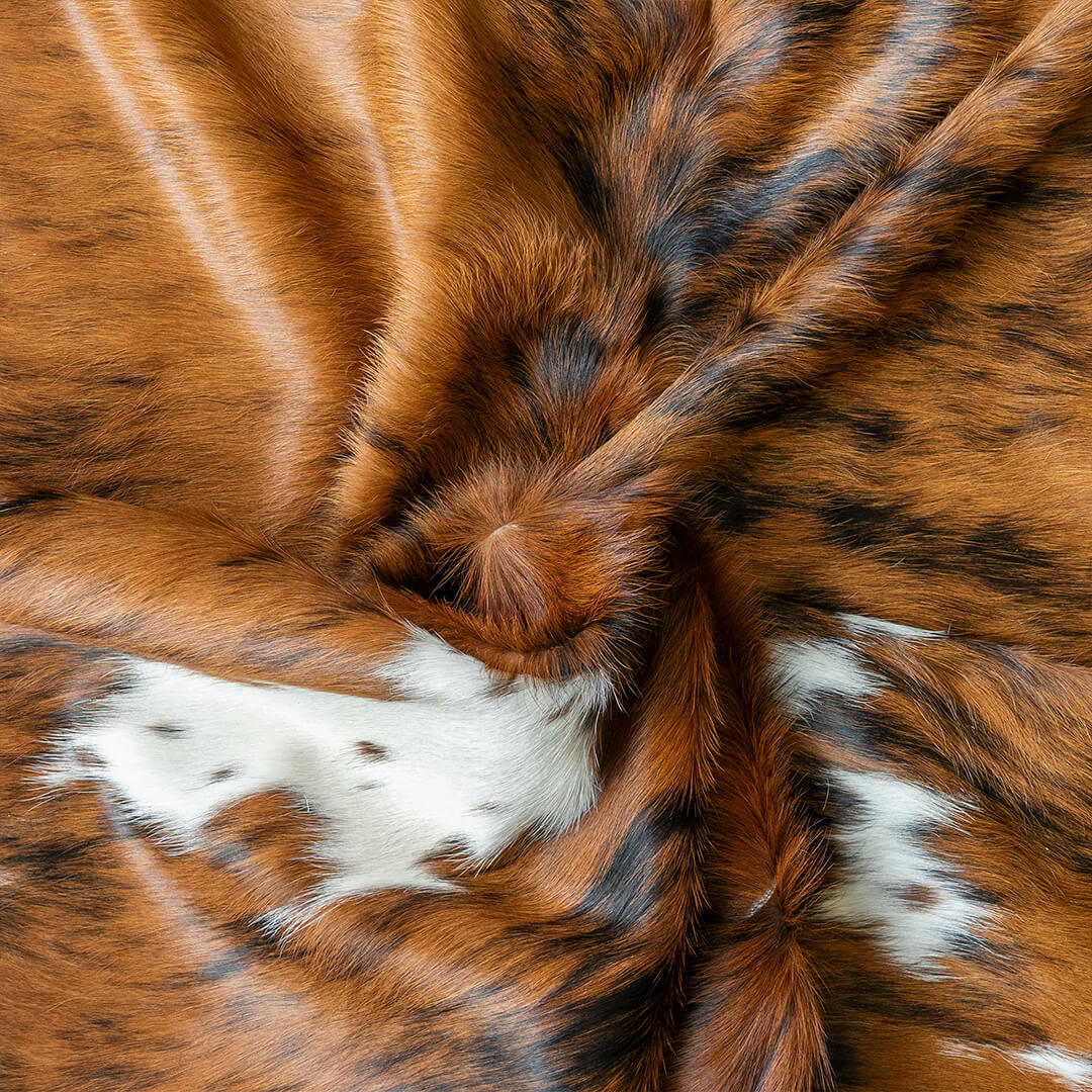 Brindle Tricolor Cowhide Rug Quality