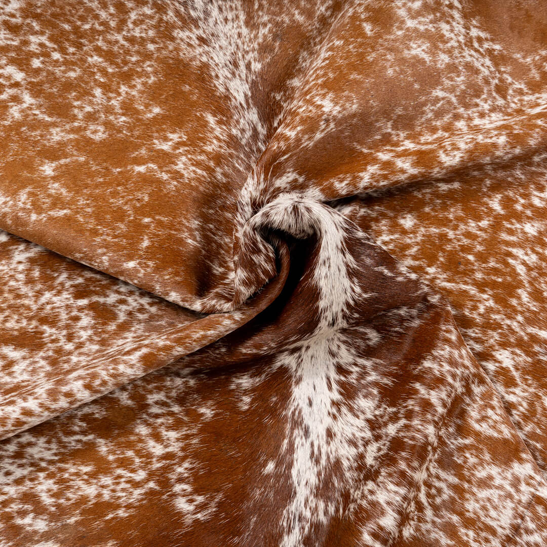 Brown salt and pepper Cowhide Rug Quality