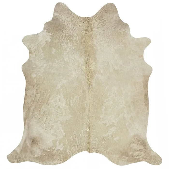 Champagne Brazilian Cowhide Rug: LARGE