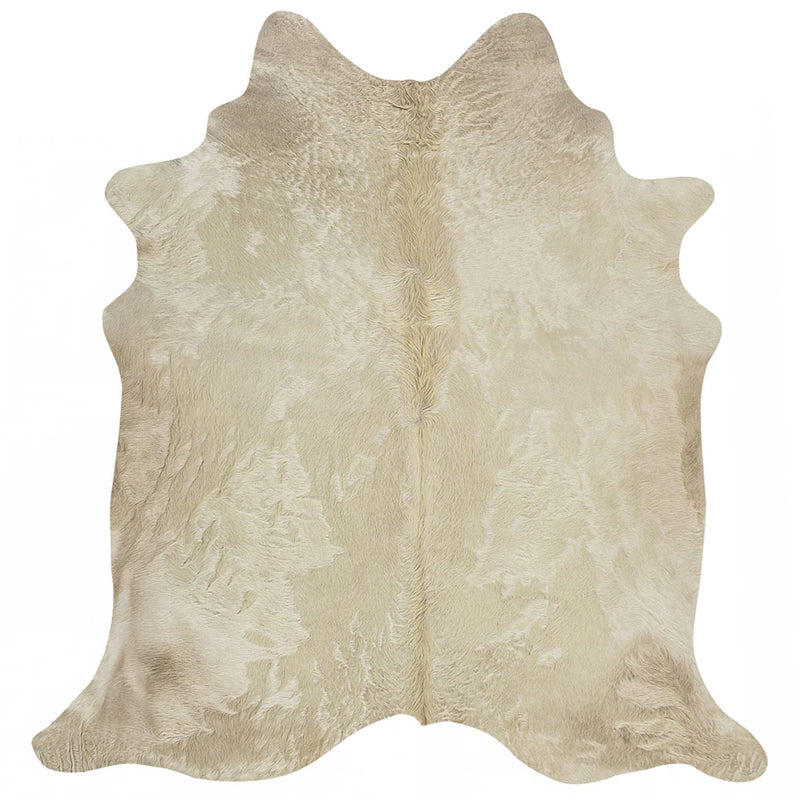 Champagne Brazilian Cowhide Rug: LARGE