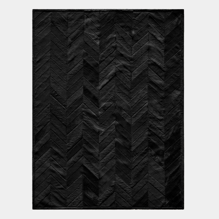 Cowhide Rug Swatch 5|Choose Your Color:Black