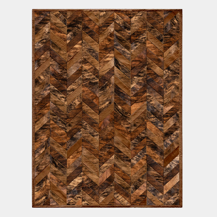 Cowhide Rug Swatch 5|Choose Your Color:Brindle