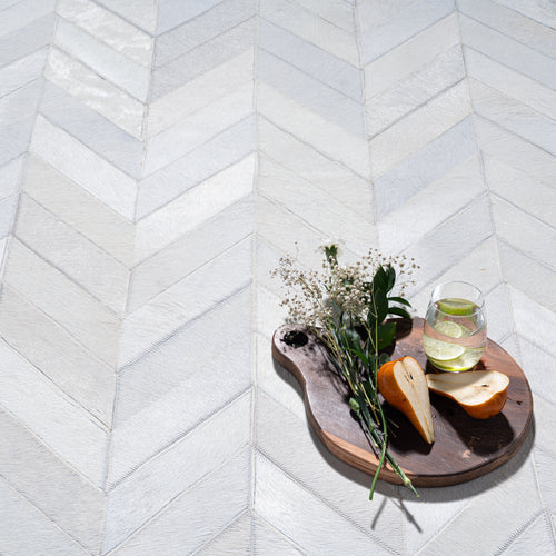 Cowhide Rug Swatch 5|Choose Your Color:Off White