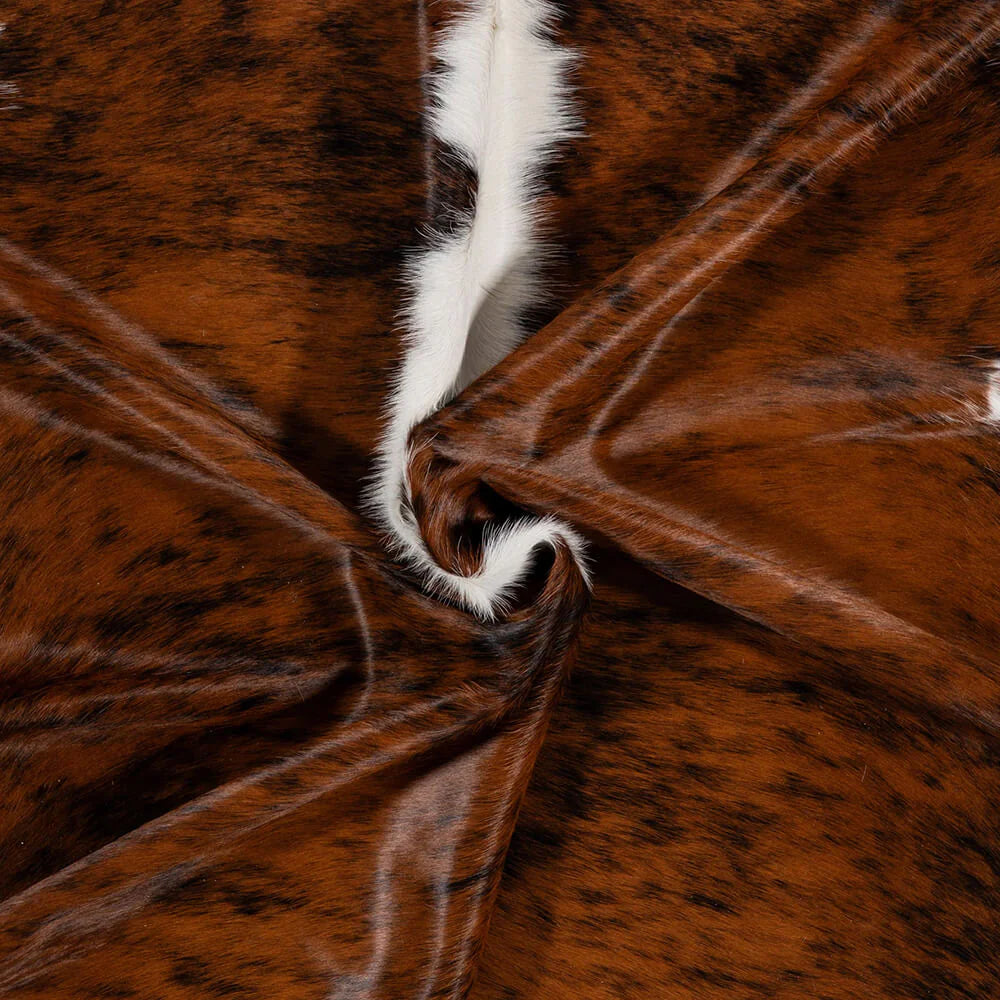 Brindle White Belly Cowhide Rug Quality