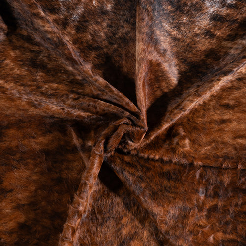 Vintage Brindle Cowhide Rug Size 7'11" L x 7'7" W 4300