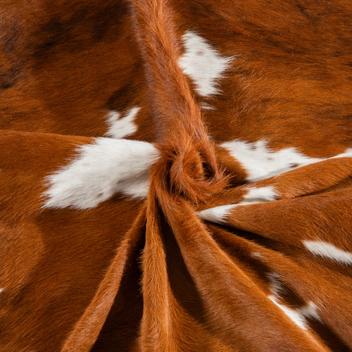 Tricolor Cowhide Rug Size 6'7" L x 6'4" W 5400