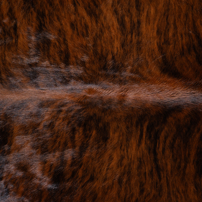 Brazilian Brindle Cowhide Rug Size 7'1" L x 6'8" W 3588