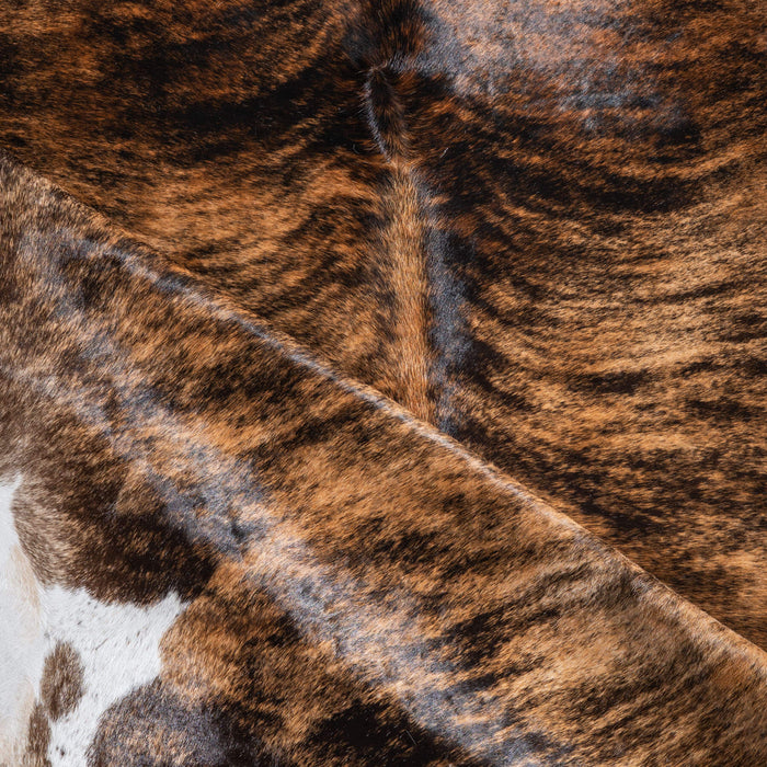 Brindle Cowhide Rug Size 7'11" L x 7'3" W 6401