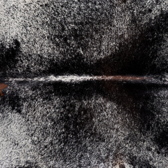 Brazilian Black Salt and Pepper Cowhide Rug Size 7'11" L x 7'2" W 5311