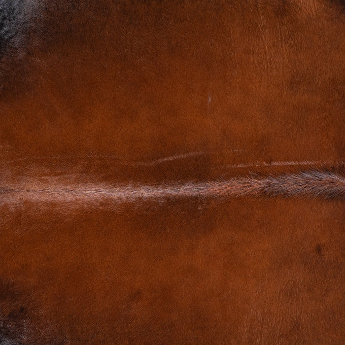 Brazilian Mahogany Cowhide Rug Size 7'3" L x 5'10" W 4601