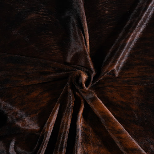 Brazilian Dark Brindle Cowhide Rug Size 8'3" L x 7'0" W 3597