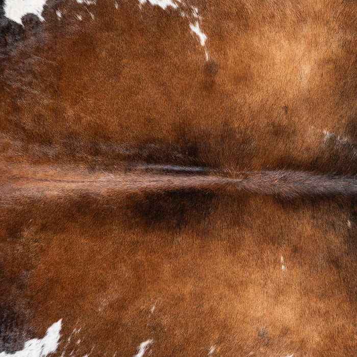 Brazilian Mahogany Cowhide Rug Size 6'7" L x 6'3" W 4603