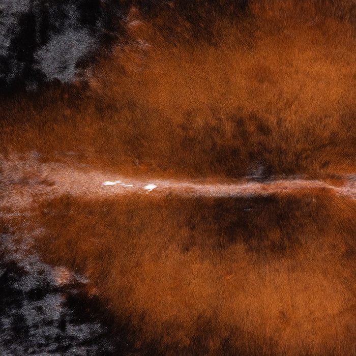 Brazilian Mahogany Cowhide Rug Size 6'11" L x 6'5" W 4605