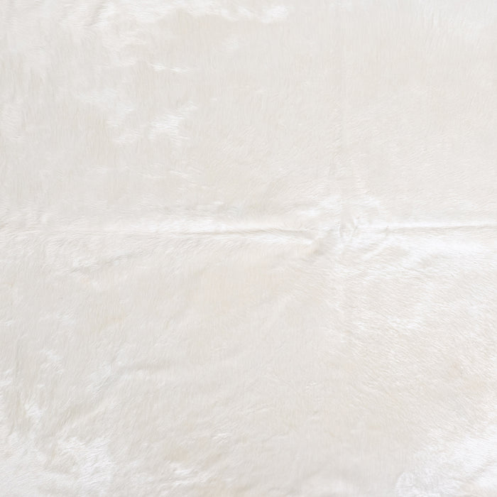 Brazilian White Cowhide Rug Size 8'5" L x 6'10" W 6030
