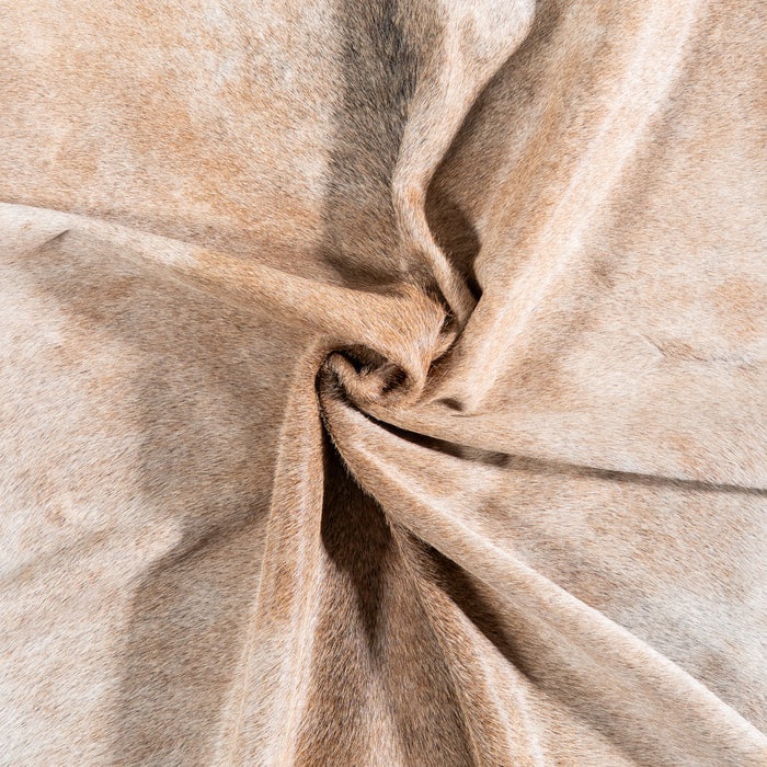 Brazilian Grey Palomino Cowhide Rug Size 7'0" L x 6'9" W 5127