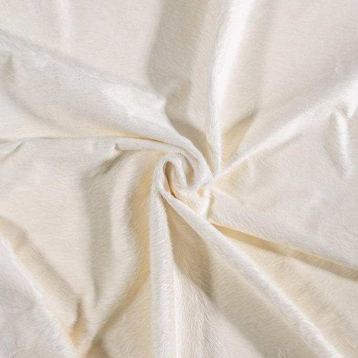 Brazilian White Cowhide Rug Size 8'6" L x 6'11" W 6031